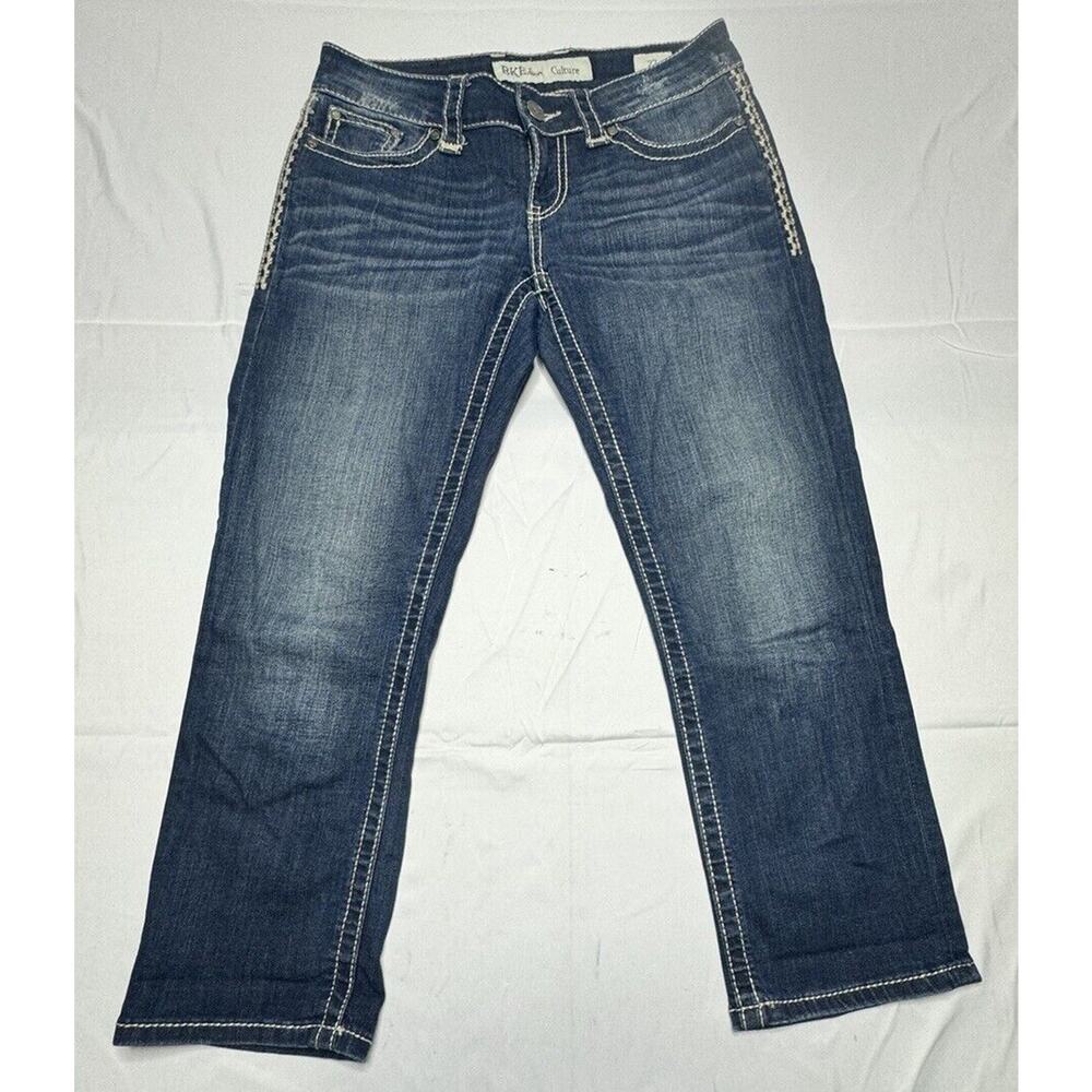 BKE Buckle‎ Culture Women’s Thick Stitch Crop Jeans - Size 27 (Meas 30x25)*